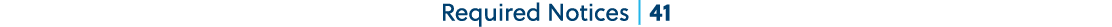 Required Notices | 41
